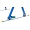Vestil Steel Gantry Crane V-Groove Track End Stops 5 in. High Yellow V-TRACK-ES - alternate 3